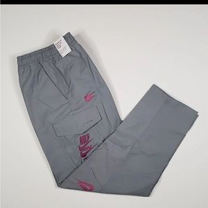 Nike NSW Mens Size XXL Sports Essentials Woven Cargo Pants Grey